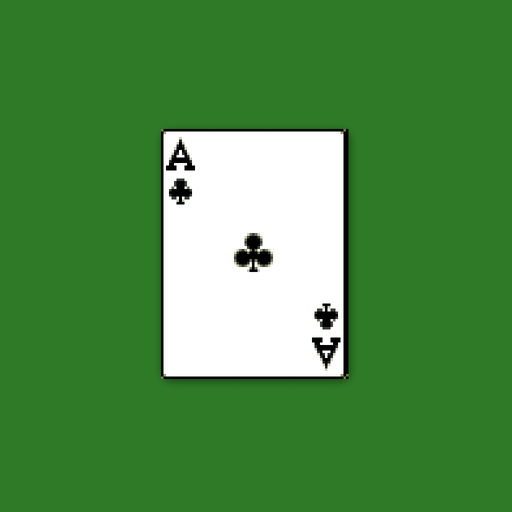 Aunt Gloria's Solitaire icon: ace of clubs on felt